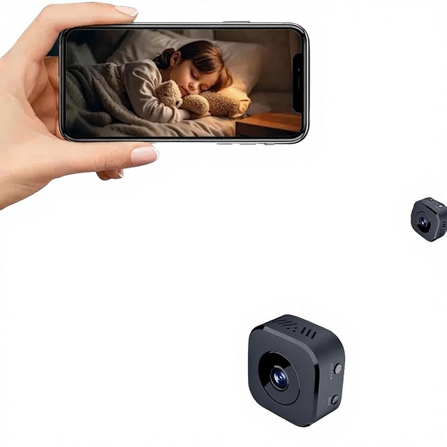 Mini Wireless Camera WiFi 1080P With Night Vision Outdoor Portable Home  Surveillance 2.4GHz Camera