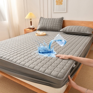 Protège-matelas imperméable Keduoduo pour la <span class=keywords><strong>maison</strong></span>, drap-housse 100 % polyester 500 fils, taille personnalisable, vente en gros - Product Image 5
