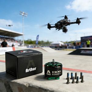 Moteur Brushless Ultra <span class=keywords><strong>Micro</strong></span> Flashhobby A1106 6500KV pour Drone FPV Tiny Whoop, Hélice de 1 à 2 Pouces, Quadricoptère d'Intérieur Léger - Product Image 6