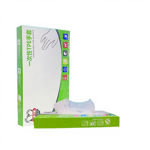 Guantes Desechables Antideslizantes e Impermeables de TPE Grueso, Caja de 100 Unidades, Estilo Extraíble Especial para Catering, para Pelar Cangrejos de Río, Tamaño Mediano - Product Image 4