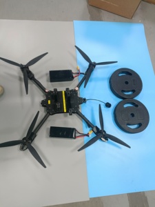 Kit de drone FPV de 17 pouces en fibre de carbone, charge utile de 10 kg, vol à grande vitesse, portée de 20 km, avec moteur sans balais en option, caméra HD 1080p. - Product Image 5