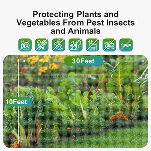 Mosquito <strong>Netting</strong> <strong>Bug</strong> Insect Net Bird <strong>Netting</strong> Protect Plants Fruits Flowers Against <strong>Bugs</strong> Birds Squirrels 6x15FT Mesh <strong>Netting</strong> OEM - Product Image 5