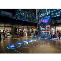Pantalla LED Publicitaria Interactiva a Prueba de Agua para Interiores, Tecnología Nueva de Entrega Rápida, Pantalla LED P4.81 para Bares, Museos y Juegos