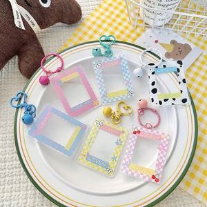 Hot Sale Personalized Custom Design PVC Plastic Acrylic Photo Card Holder Blank Card with Keychain Kpop Album Photo Card Holder - Product Image 6