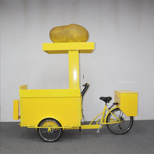 Nouveau populaire Mobile affichage de nourriture vélo rue ventes équipement de camion de nourriture contreplaqué chariot de nourriture pour Snack Food état d'usine nouveau - Product Image 3