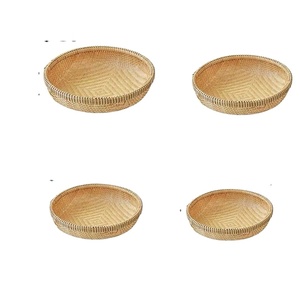 Eco-friendly tessuto a mano in materiale naturale <span class=keywords><strong>scatola</strong></span> organizzata per soggiorno cucina <span class=keywords><strong>scrivania</strong></span> <span class=keywords><strong>da</strong></span> bagno di frutta tessuto di bambù cesto di stoccaggio - Product Image 5