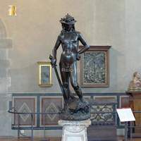 Statue de David en bronze grandeur nature de Donatello, design célèbre de RELONG, à vendre