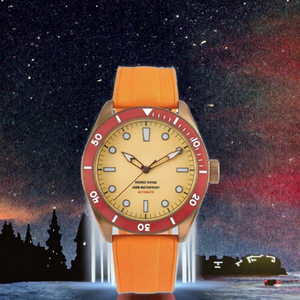 Montre automatique de luxe pour homme, personnalisée en usine, en bronze, avec réserve de marche et aiguilles lumineuses, vente en gros - Product Image 2