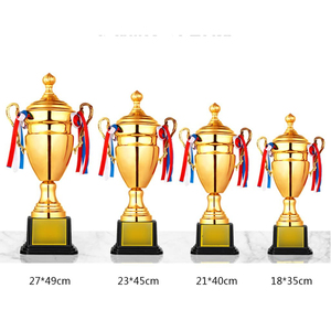 ที่กำหนดเองที่ทันสมัยพิมพ์รางวัลขนาดเล็กโลหะเหล็กถ้วยรางวัลโบราณชุบฟุตบอลบอลถ้วยรางวัลมอเตอร์สปอร์ตมาราธอนรางวัลถ้วย - Product Image 2