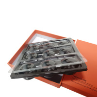 Boîte à chocolat vide exclusive pour la Saint-Valentin, mariage, chocolats et bonbons, emballage alimentaire durable de qualité alimentaire, boîte en papier pour célébration