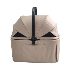 Lightweight Aluminum 4-Wheel Foldable Dog & Cat <b>Basket</b> with Shock Absorbers and Patented Design for <b>Small</b> Pets Travel - Product Image 4