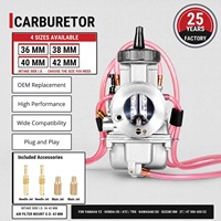 Carburateur de course PWK 36mm 38mm PWK36 PWK38 pour moto Motocross Dirt Pit Bike ATV UTV Quad cyclomoteur Scooter moteur carburateur