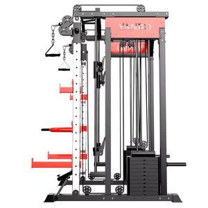 Smith Machine Multi Functional Gym Equipment Squat Rack With Smith Machine and Weight Stacks - Product Image 3