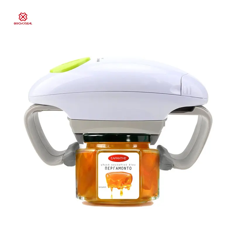 Kitchen Gadget Electric Can Opener Automatic Jar Opener Electric Handsfree Jar Lid Opener for Weak Hands