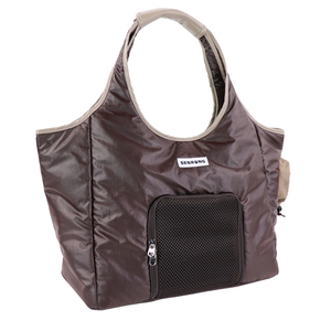 Waterproof Lightweight <b>Pet</b> Travel Bag, Brown Breathable <b>Carrier</b> with Premium Finish, Convenient for Daily Use - Product Image 4