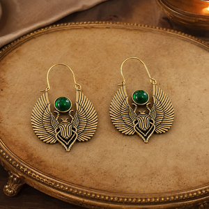 Orecchini a Forma di Scarabeo per Donne, Gioielli Bohémien Vintage di Tendenza - Product Image 6