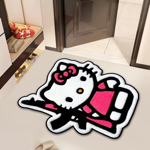 <strong>Hello</strong> <strong>Kitty</strong> <strong>Rug</strong> Custom Shape Print Anime Irregular Kuromi Area <strong>Rug</strong> Polyester Machine Washable Cartoon sanrio <strong>Rug</strong> - Product Image 4