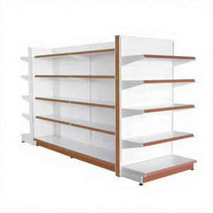 Scaffalatura in Metallo Verniciato a Polvere per Supermercati, Espositore Personalizzato a Più Livelli con Servizio di Progettazione 3D Gratuito - Product Image 2