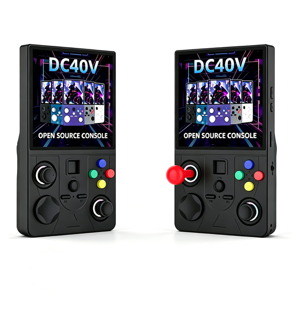 DC40V Mini Retro Handheld Game Console, 4 Inch 720P Linux Portable Player, Wi-Fi 30 Simulators 4000mAh 64G 128G In Stock