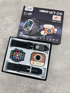 2026 High-quality WT-09 Smartwatch 2 in 1 Set DOU Gel Band BT Call Health Monitoring Blood Pressure Monitoring Sport Smart Watch - Product Image 2