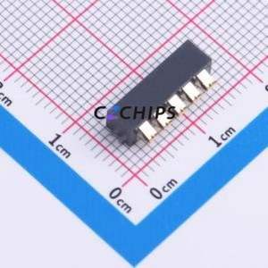 9155005541006 Button & Strip Battery Connector SMD-5P Connector Copper Beryllium Gold - Product Image 1