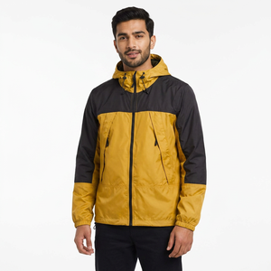 OEM Cheap Blank Fashion Men Windbreaker <b>Jacket</b> Super Quality Contrasting colors Custom made top trend windbreaker <b>jacket</b> for men - Product Image 1