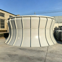 Ventilateur de tour de refroidissement en FRP personnalisé, cylindre résistant à la corrosion 	 Cylindre de ventilateur GRP à prix d'usine pour pièces de tour de refroidissement par eau