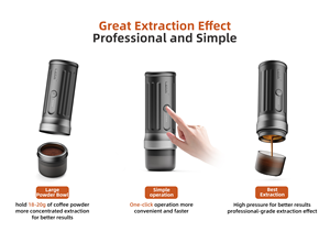 Precio directo de fábrica Mini máquina de café expreso inteligente Cafetera portátil inteligente personalizada - Product Image 2