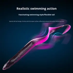 Señuelo de Pesca Artificial de Acero Inoxidable, 15cm 20cm, para Pesca en Mar a Larga Distancia, Señuelo de Anguila, 5 Piezas L45 L46 - Product Image 2