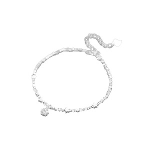 Elegante pulsera de cuentas de Estrella de Plata delicada para mujer nuevo estilo europeo y americano de moda plateado para fiestas - Product Image 6