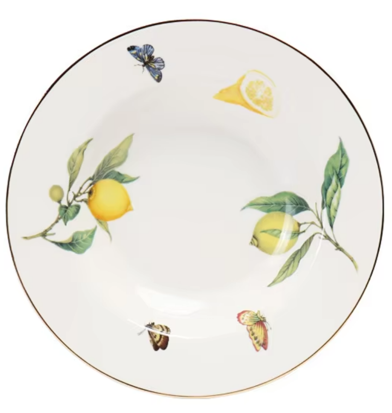 White 8.5 inch soup plate