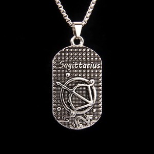 Segno della collana zodiacale scorpione leone ciclista collana pendente acquario bilancia toro vergine gemelli sagittario pesci ariete cancro - Product Image 6