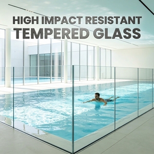 Verre de sécurité trempé solide, <span class=keywords><strong>incassable</strong></span> <span class=keywords><strong>et</strong></span> écologique, Shunhua <span class=keywords><strong>Glass</strong></span>, transparent, 5 mm, 8 mm, pour fenêtres de bâtiments, portes, décoration de supermarchés - Product Image 1
