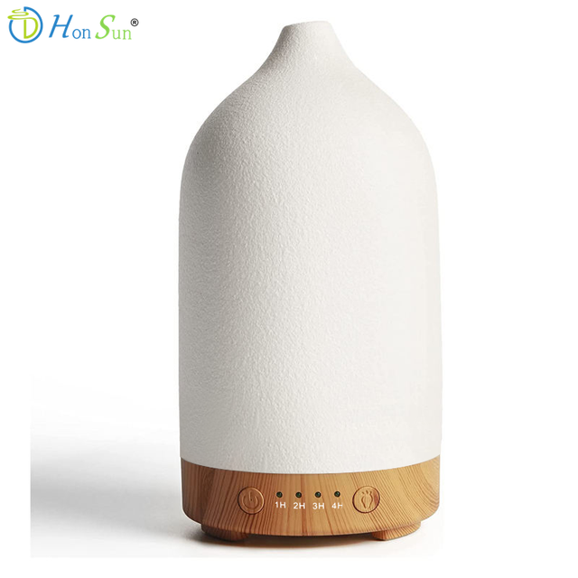 Elegant Aroma Essential Oil Diffuser Ceramic Electric Ultrasonic Aromatherapy Diffuser Nebulizer Special Ceramic Material
