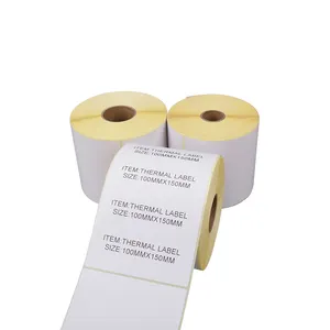 Sensitive Sticker Roll Direct Thermal Labels Water Proof Thermal Barcode Printing Label Paper For Shipping Label