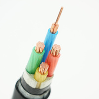 Cable de alimentación aéreo marino blindado de cobre de 4 núcleos 16mm-120mm YJV modelo 0,6/1kv aislamiento XLPE