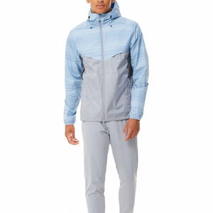 Custom <b>Men</b> Windbreaker Tracksuit Streetwear Reflective <b>Zip</b> Nylon Plus Size Printed Design Windbreaker <b>Shorts</b> Jacket 2026 - Product Image 1