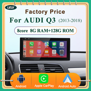 Autoradio multimédia sans fil CarPlay Auto Android 14 pour AUDI Q3 2013-2018, écran 10,25 pouces, système multimédia automobile - Product Image 2