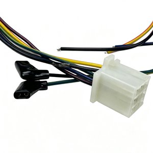 Faisceau de câblage multi-connecteurs à extrémités ouvertes avec fils pré-dénudés et connecteurs à sertir, câble pour électronique et réparations automobiles - Product Image 3