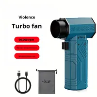 Ventilateur de sèche-linge turbo pour voiture, 180MPH/1,3 LB souffleur d'air de sèche-voiture de poussée 400W 40mm moteur sans balais, souffler 2 canettes de coke facilement