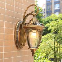 Lampes murales vintage européennes étanches IP65, lampe murale LED rétro noire pour extérieur, balcon, terrasse, couloir