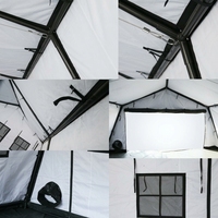 Tente de camping en toile imperméable KMS Wholesale 5x4m, grande structure robuste pour l'extérieur