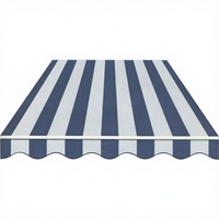 Tissus d'auvent extérieur en acrylique teinté en solution à 100 % avec cadre en alliage d'aluminium et télécommande, garantie 5 ans, pour balcon et jardin