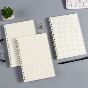 Wj6877 Customized Wholesale A6/A5/B5 Horizontal/Grid/<b>Blank</b> Inner Frosted Transparent Pp Coil <b>Notebook</b> - Product Image 2