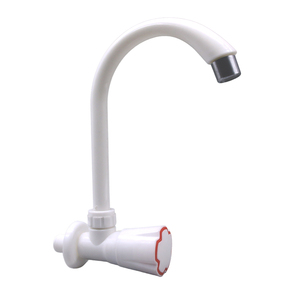 Grifo de cocina de plástico PP de pared con diseño de cuello de cisne, superventas en China, suministro directo de fábrica, económico - Product Image 2