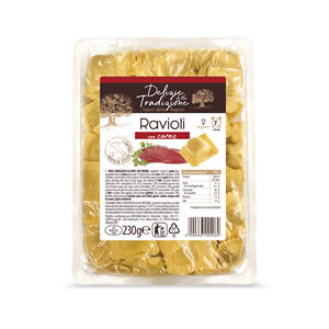 Delizie Della Tradizione Raviolis Tradicionales Sin Gluten con Carne de Cerdo, Italia, Fontaneto D'Agogna, 230g x 14 Unidades - Product Image 1