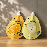 Pochettes souples personnalisées en plastique de qualité alimentaire à haute barrière Doypack pour sauces, liquides et condiments de boulangerie