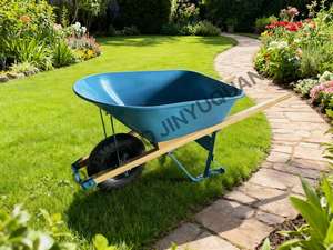 รถสาลี่ด้ามจับทำจากไม้4.00-8ล้อสำหรับงานหนักวัสดุโลหะ - Product Image 2