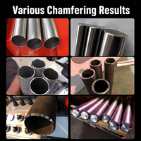 Machine de chanfreinage automatique CNC pour tubes et barres rondes, équipement de traitement de chanfrein et de biseau pour extrémités de tubes métalliques