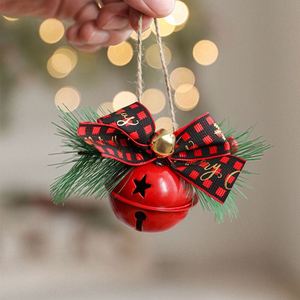 Wholesale Handmade Christmas Bell Ornaments Red Bow DIY Hanging <b>Decor</b>, Custom Holiday Craft Kits for Retailers - Product Image 4